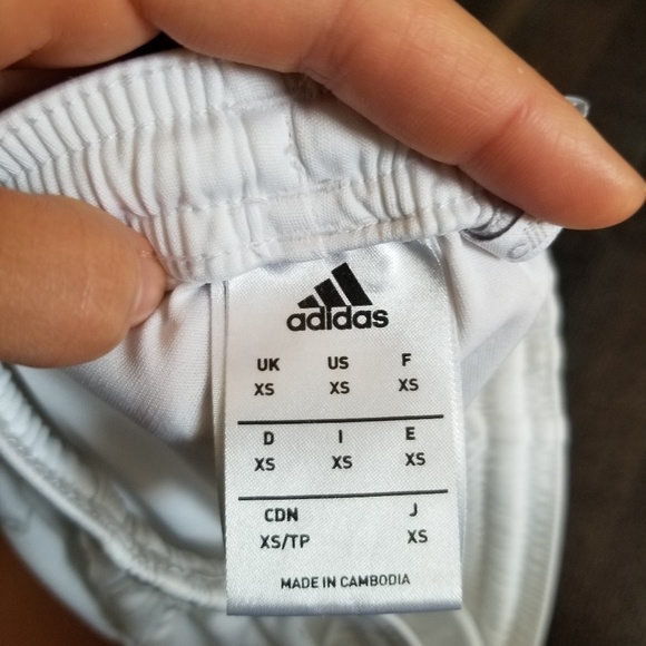 White Adidas Soccer Shorts - Picture 4 of 4